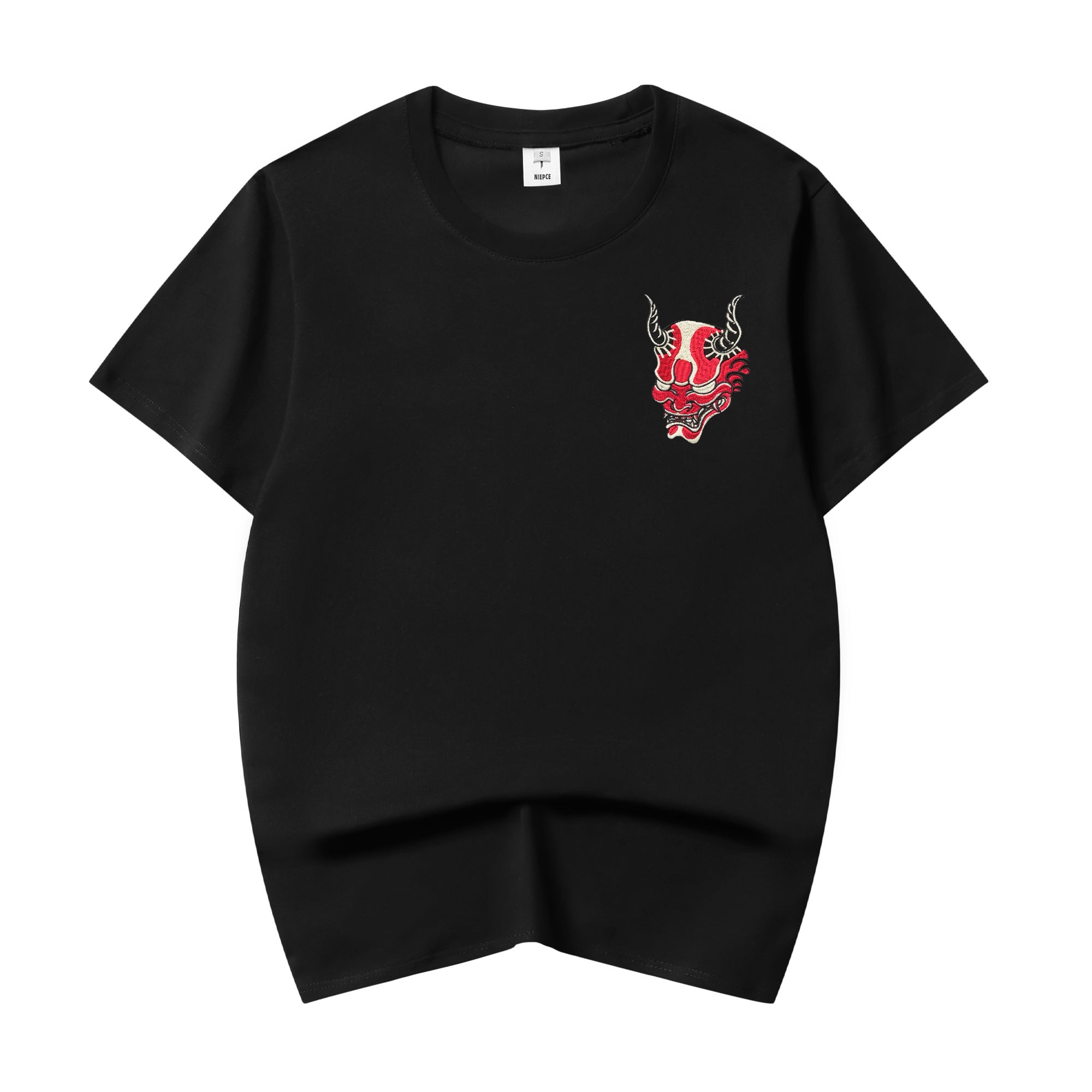 KH772 Red Oni Embroidered Tee