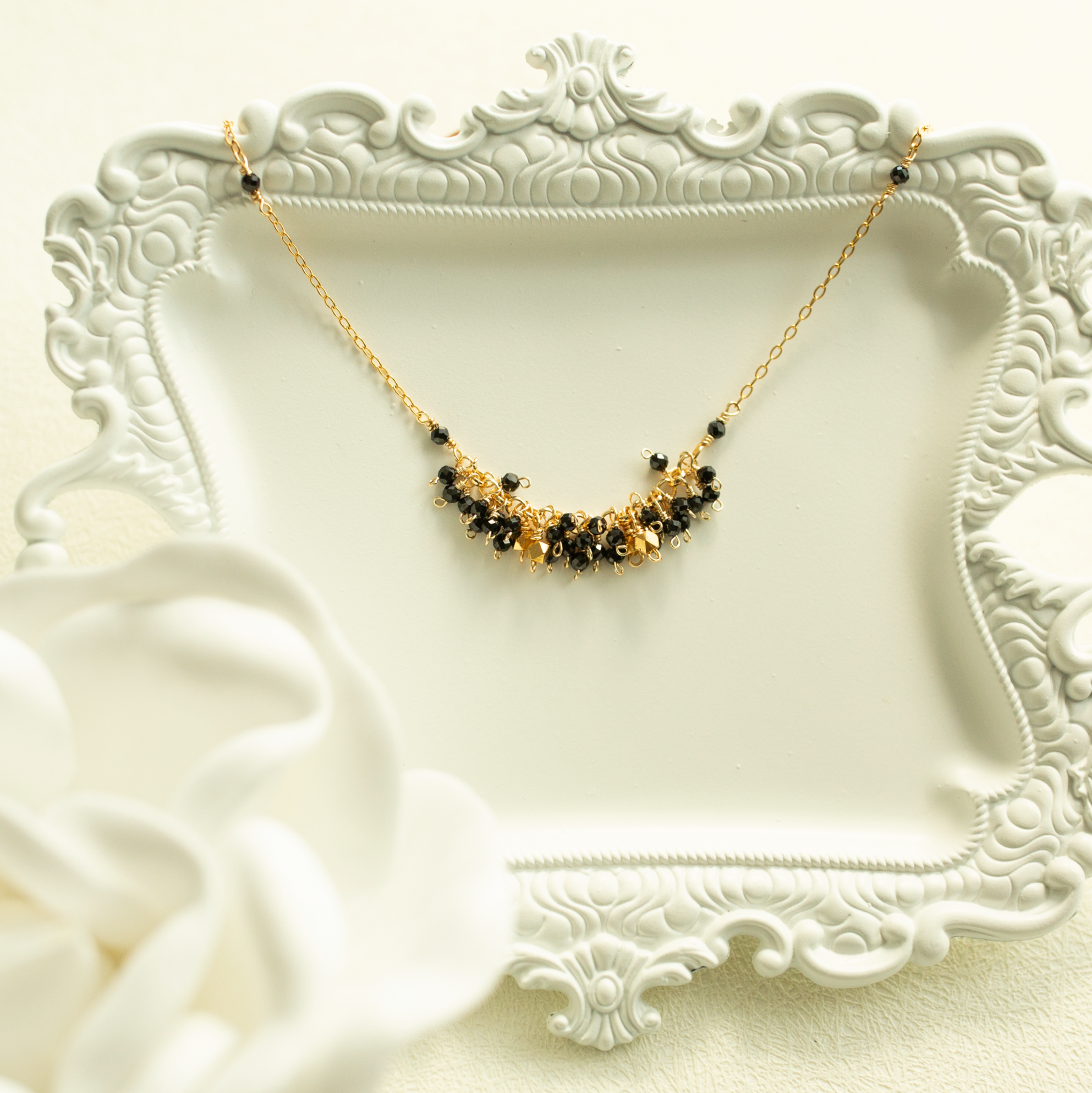 Black Spinel Reign Necklace
