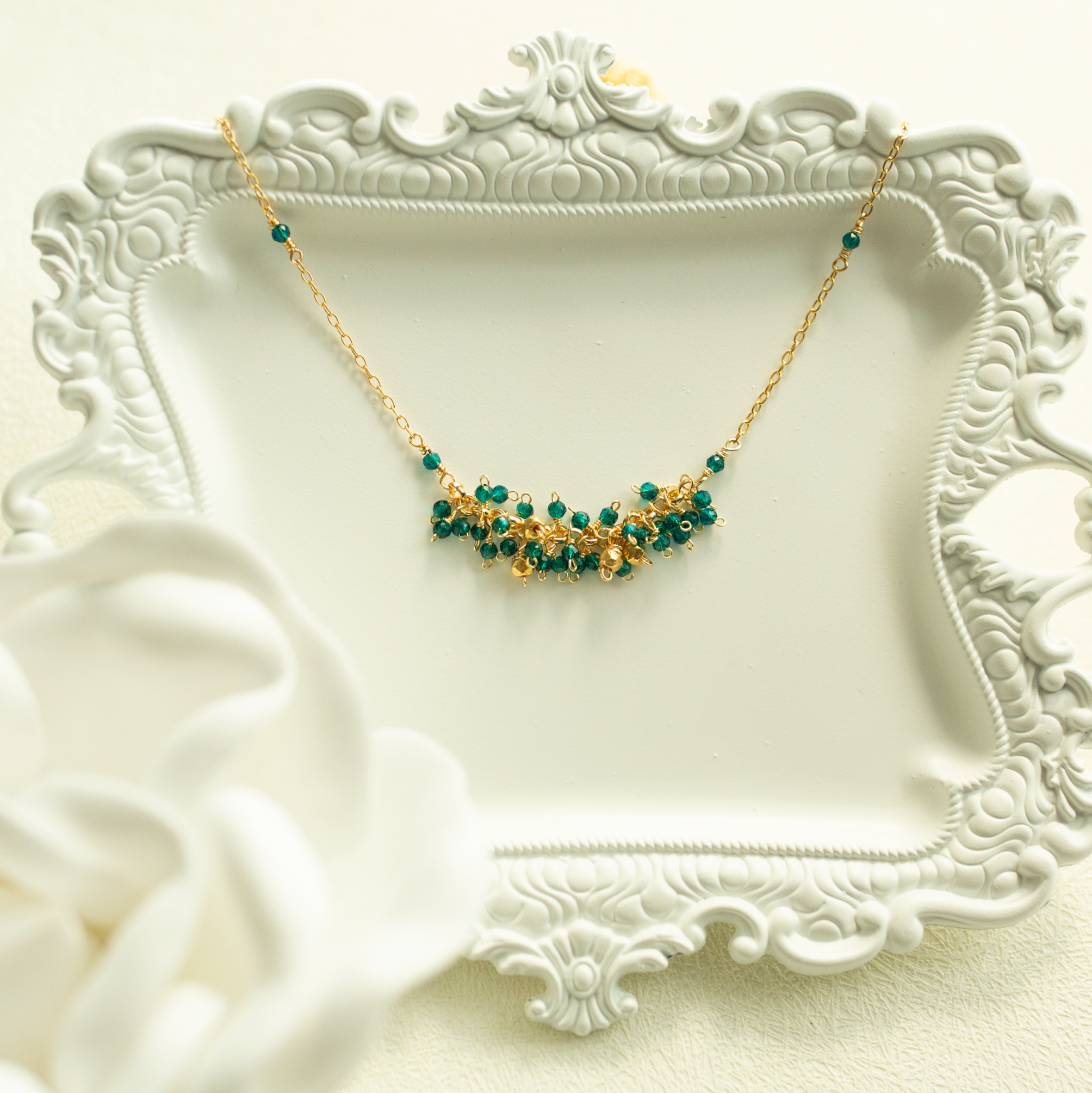 London Blue Quartz Reign Necklace