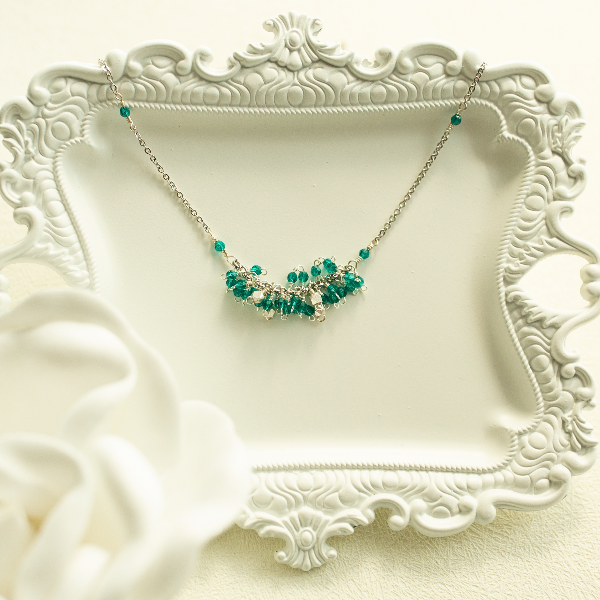 London Blue Quartz Reign Necklace
