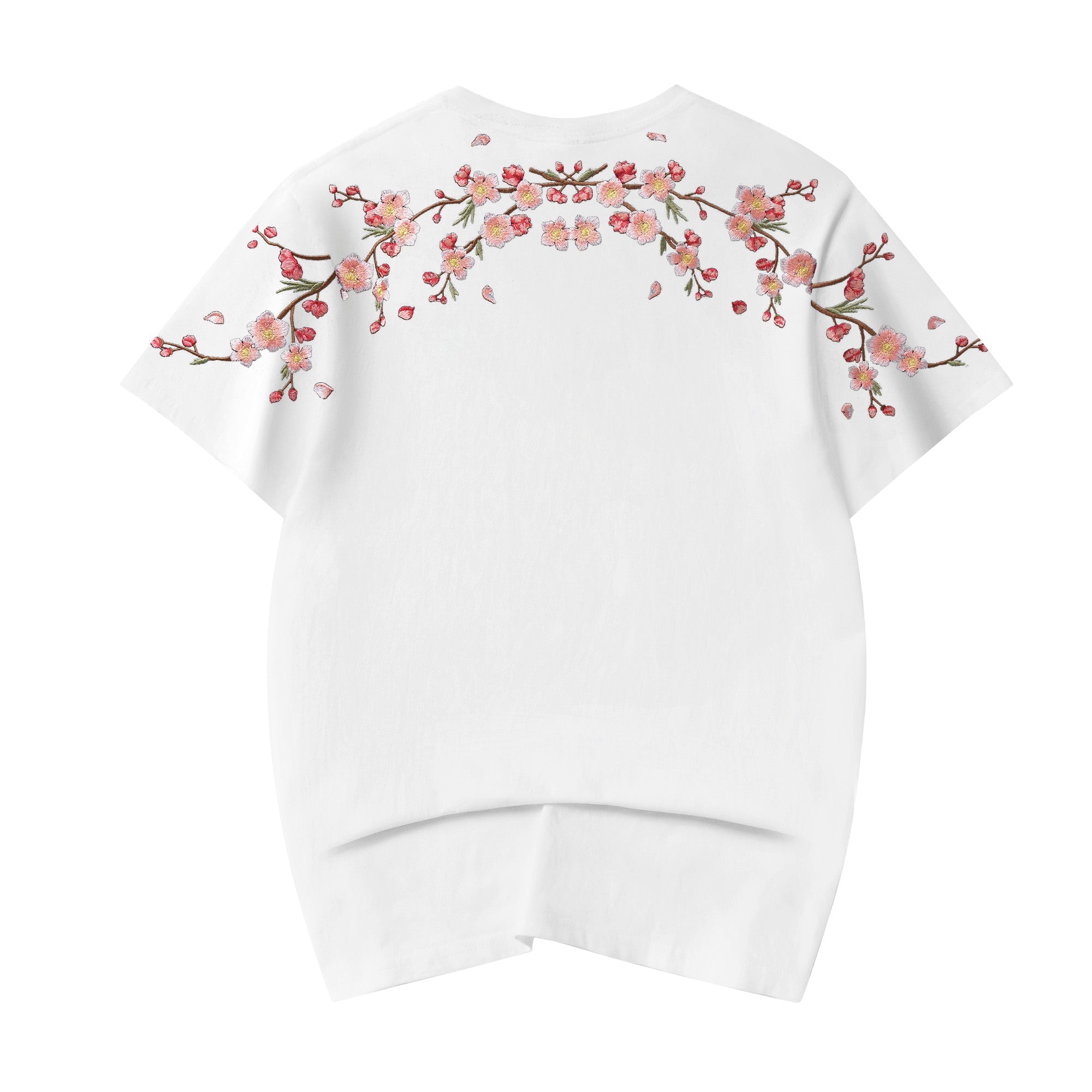 ET516 Sakura Flowers Embroidered Tee