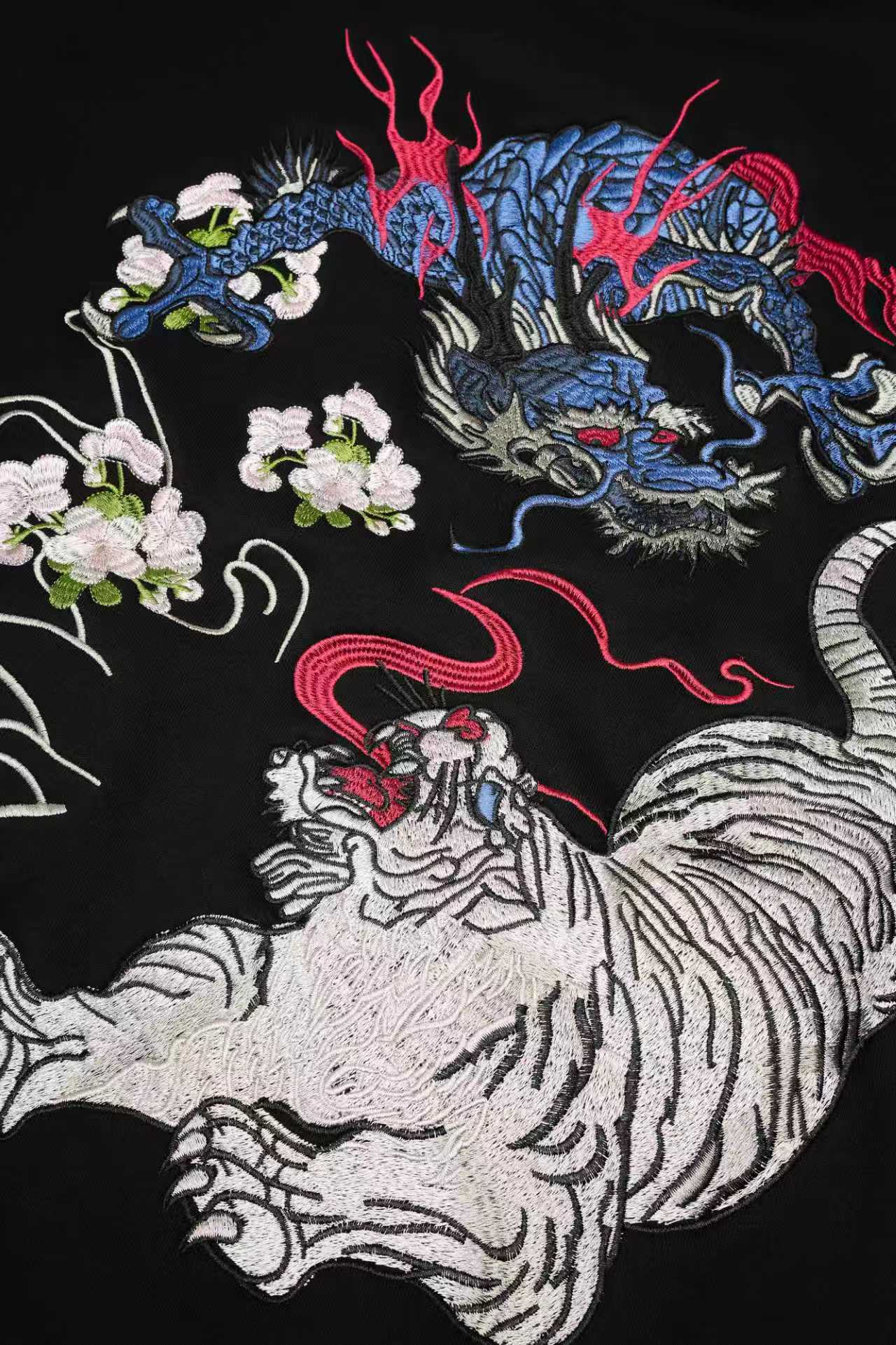 SW9977 War of Beasts Embroidered Sweater