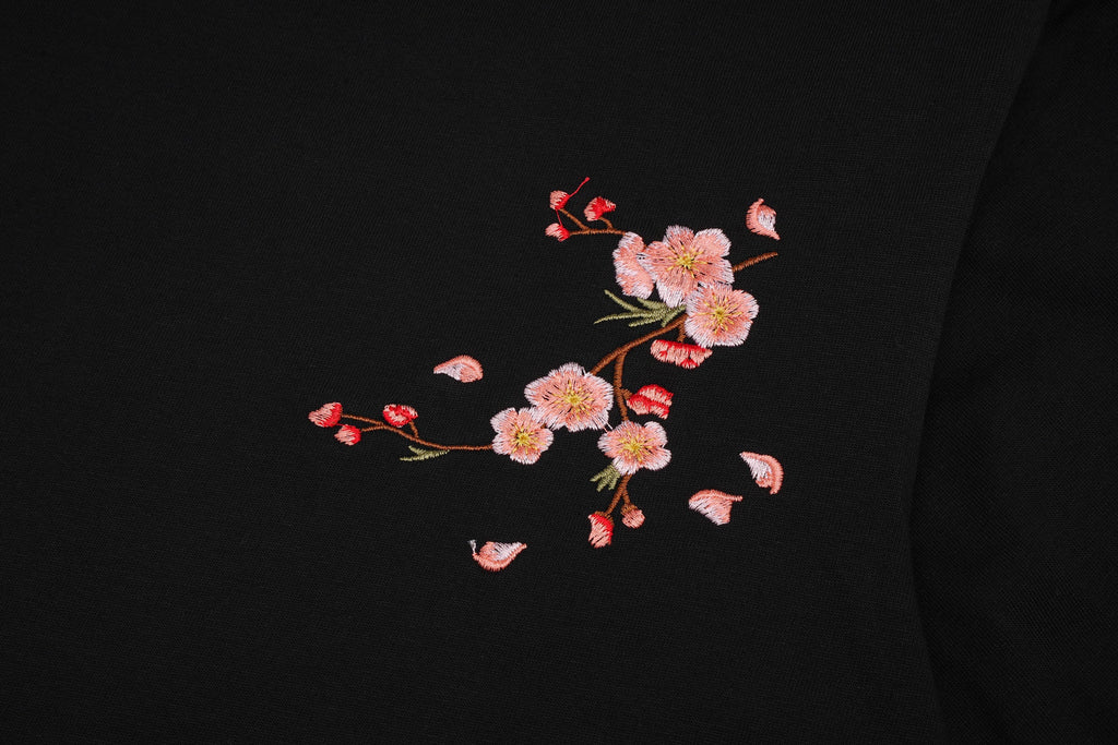 ET516 Sakura Flowers Embroidered Tee