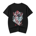 ET520 Red Koi Wave Rider Embroidered Tee