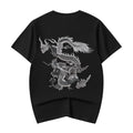 ET521 Grey Dragon Embroidered Tee