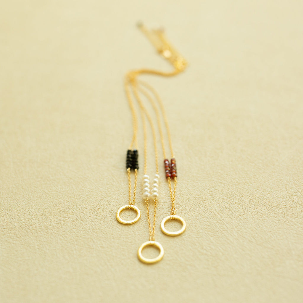 Black Spinel Solara Necklace