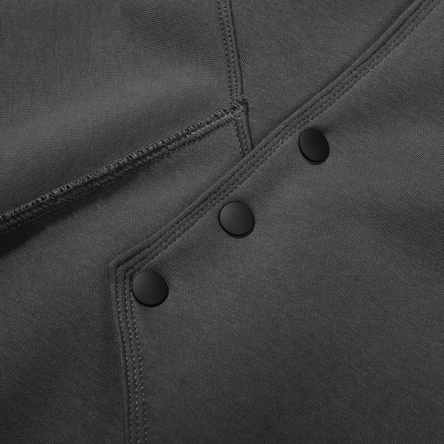 HiH38 Grey Layered Hoodie
