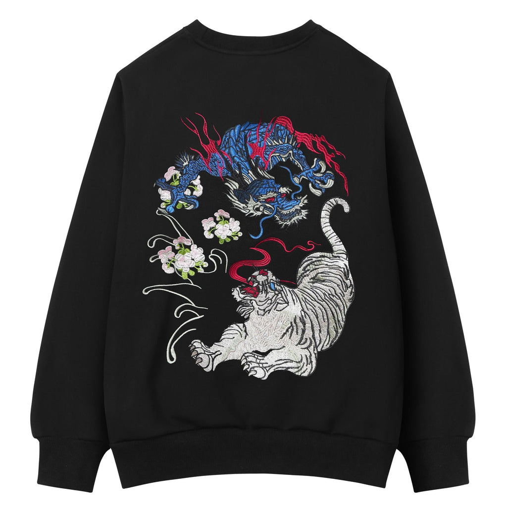 SW9977 War of Beasts Embroidered Sweater