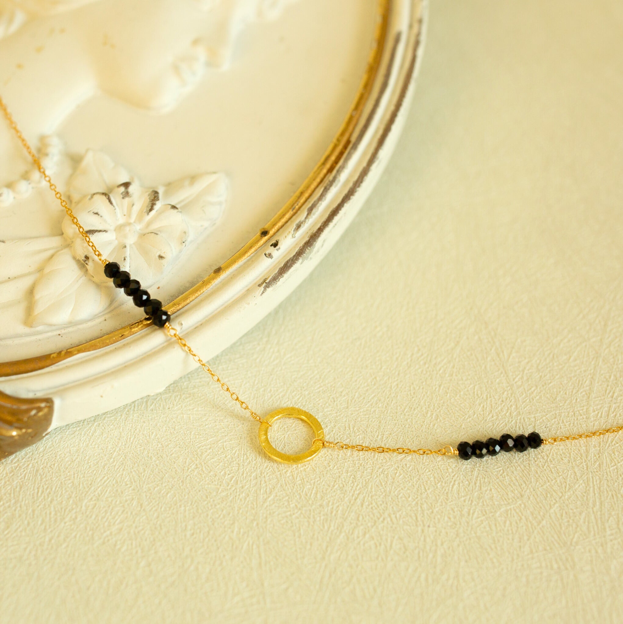 Black Spinel Solara Necklace