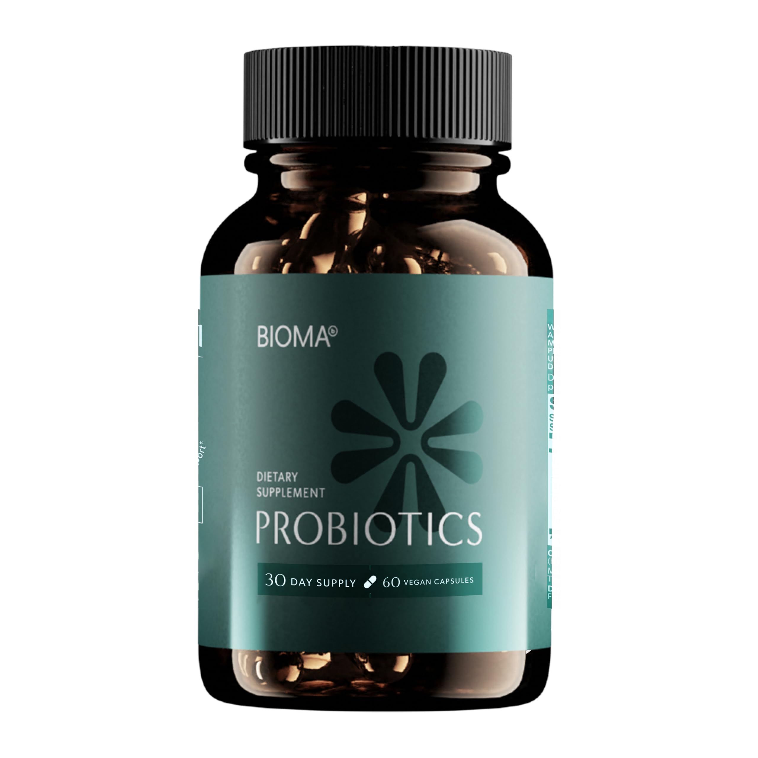 BIOMA Probiotics Digestive Health Gut Support for Men & Women 60 Capsules