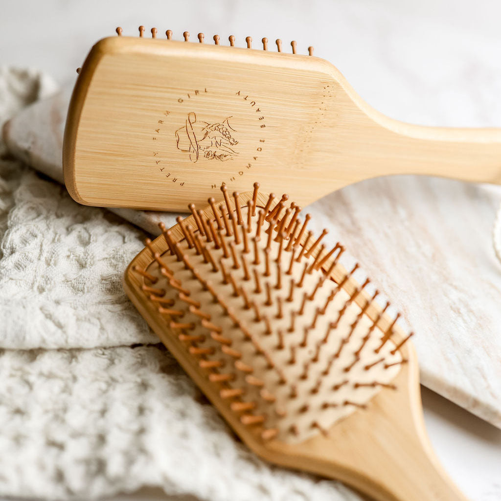 Bamboo Paddle Hair Brush