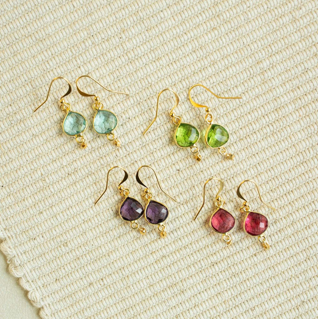 Peridot Ballet Drop Earrings
