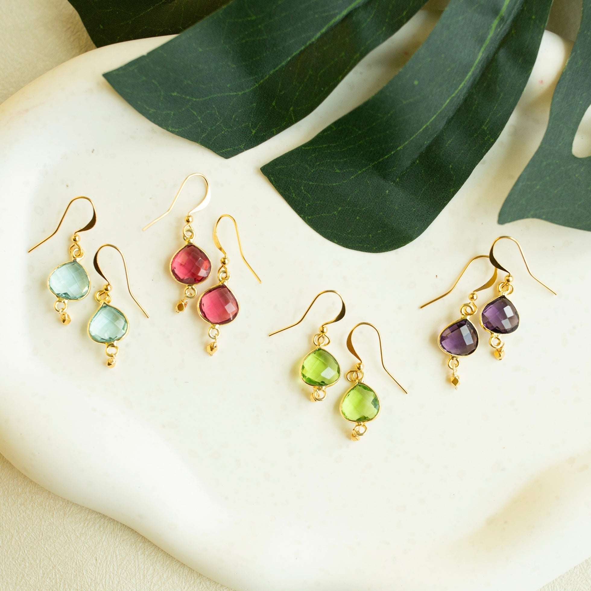 Amethyst Ballet Drop Earrings