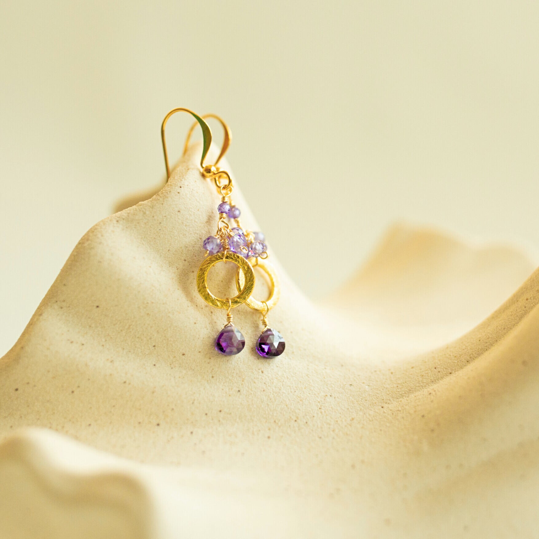 Amethyst Solara Earrings