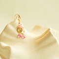 Pink Tourmaline Solara Earrings