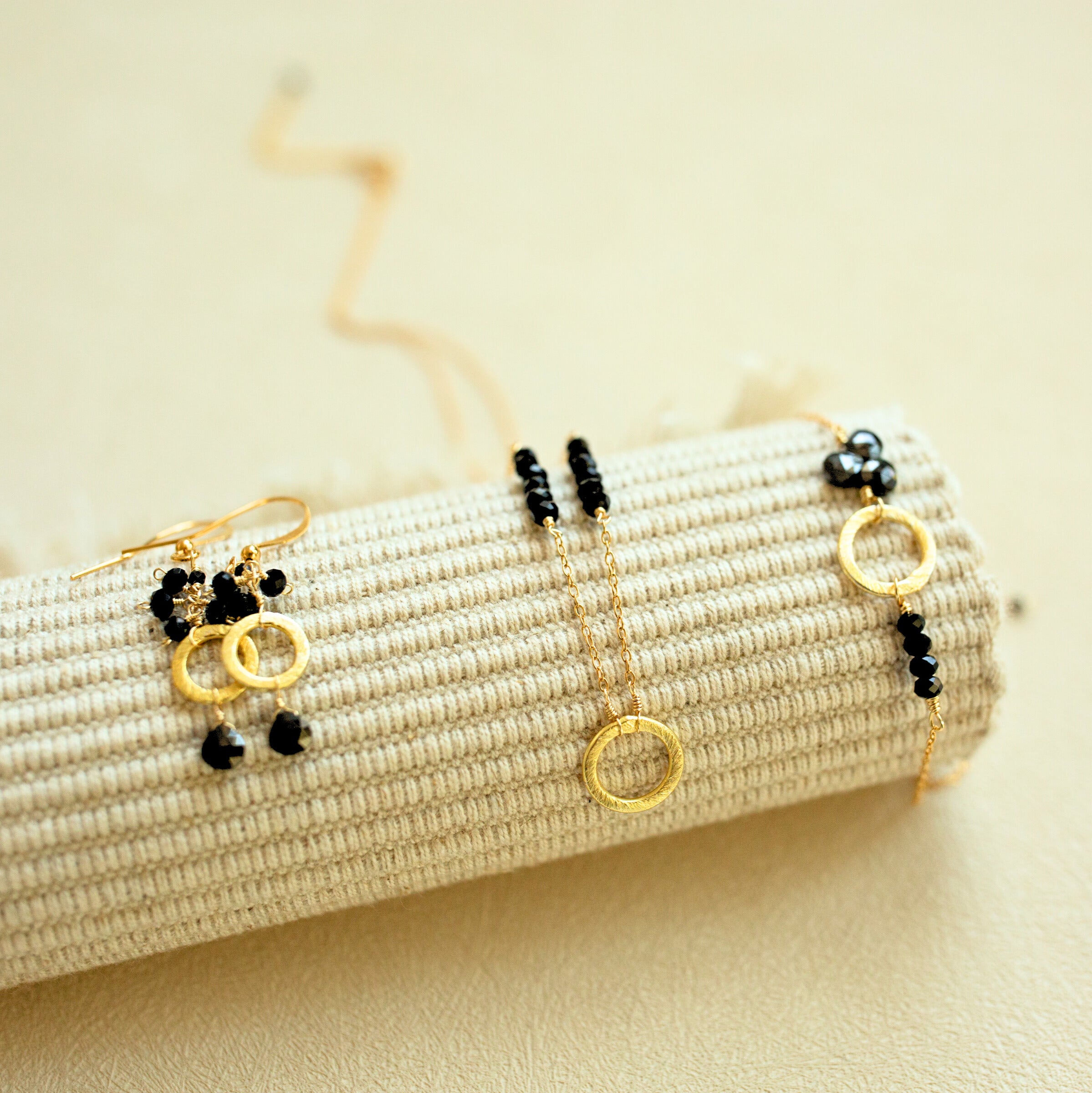 Black Spinel Solara Necklace