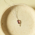 Rhodolite Garnet Silver Isla Necklace