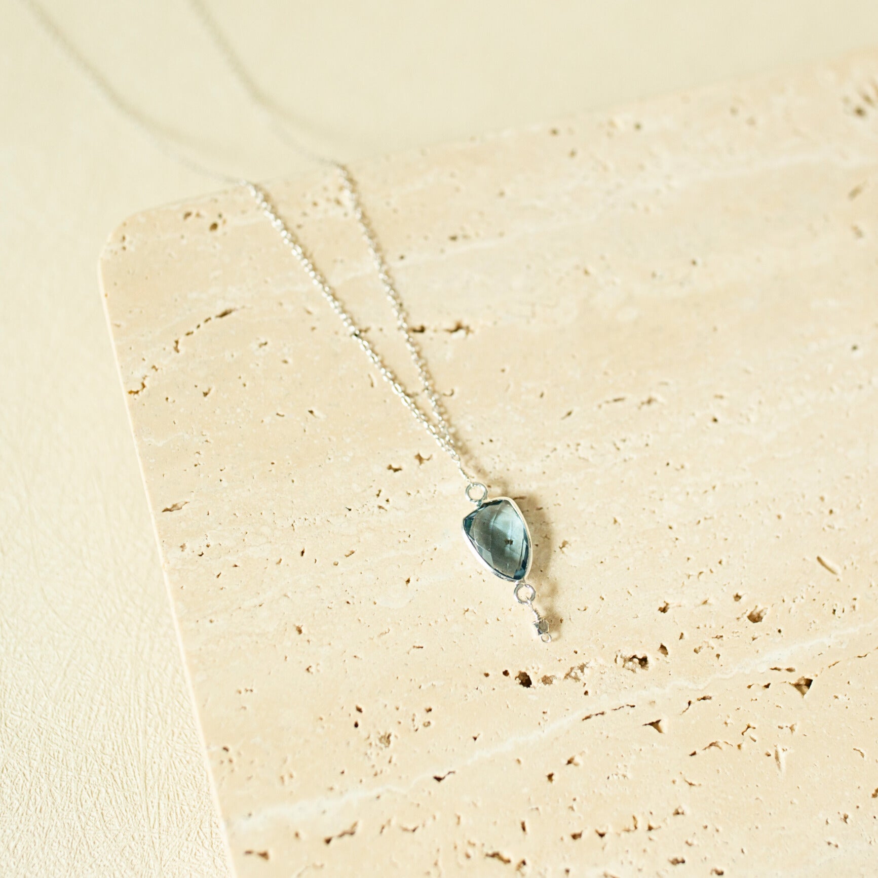 London Blue Silver Isla Necklace