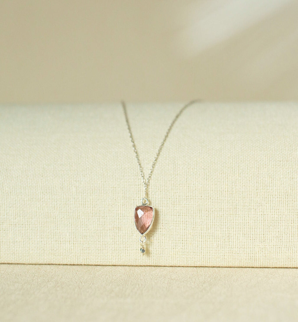 Rhodolite Garnet Gold Isla Necklace