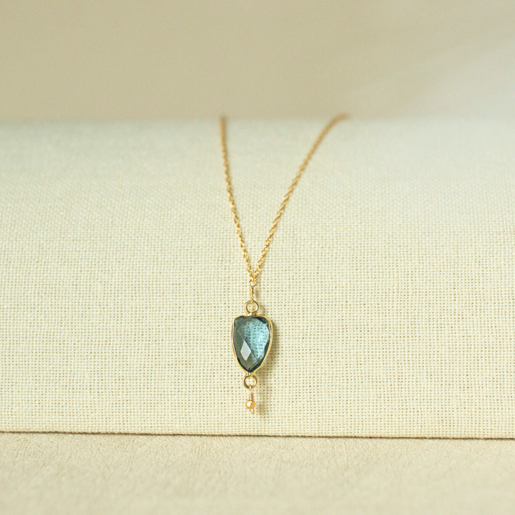 London Blue Silver Isla Necklace