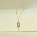London Blue Gold Isla Necklace