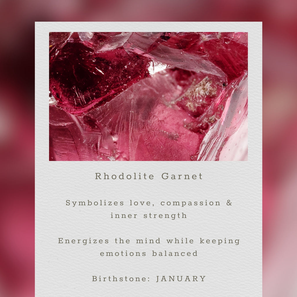 Rhodolite Garnet Gold Isla Bracelet