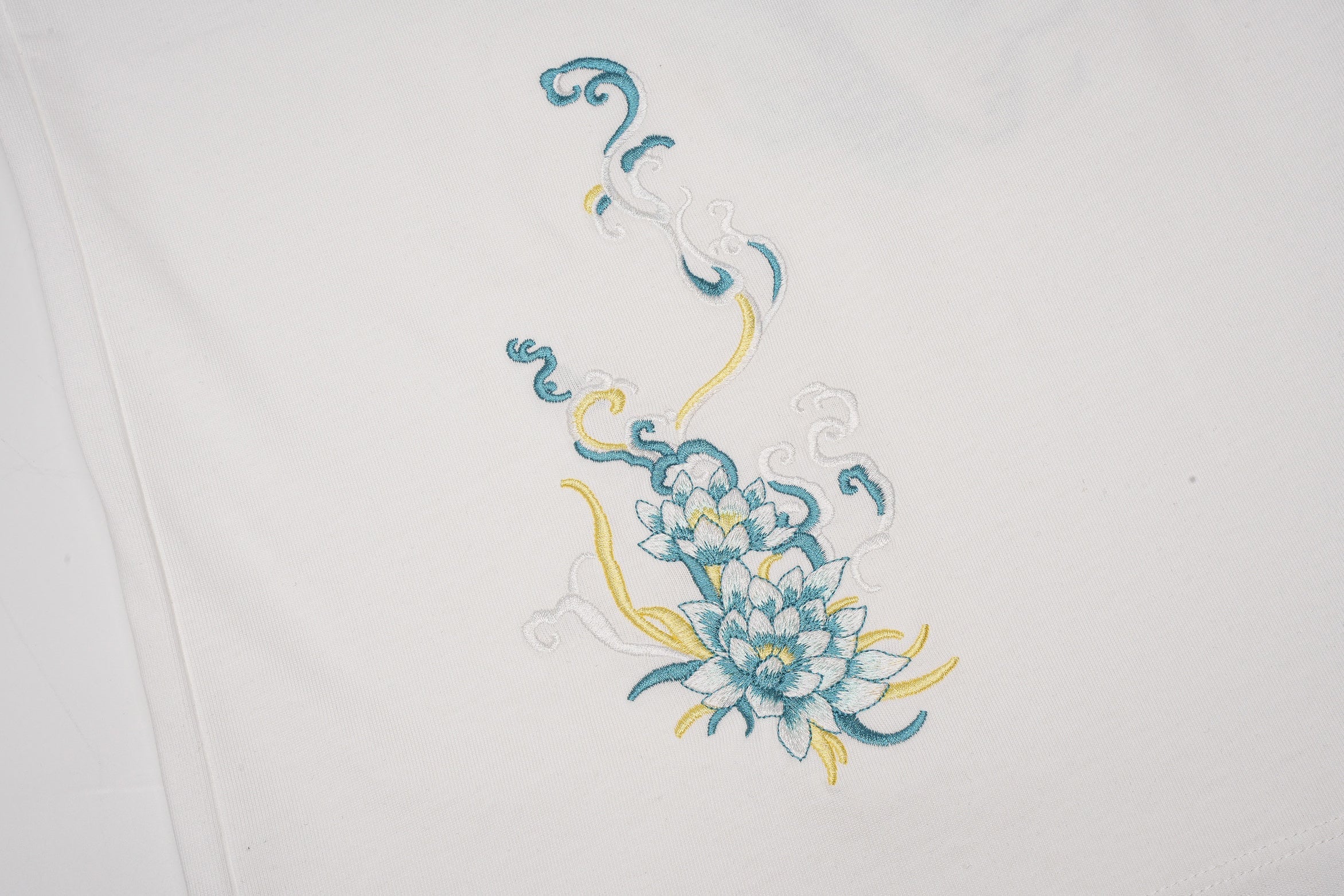 ET517 Blue Kirin Embroidered Tee