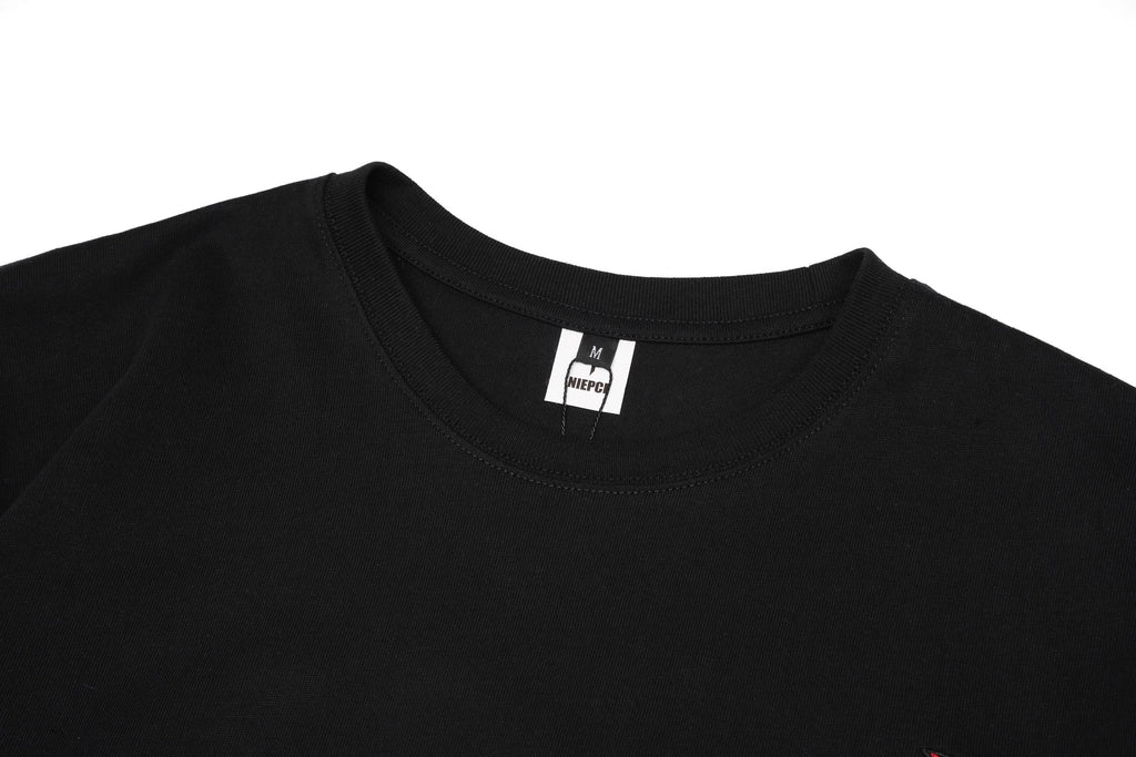 ET520 Red Koi Wave Rider Embroidered Tee