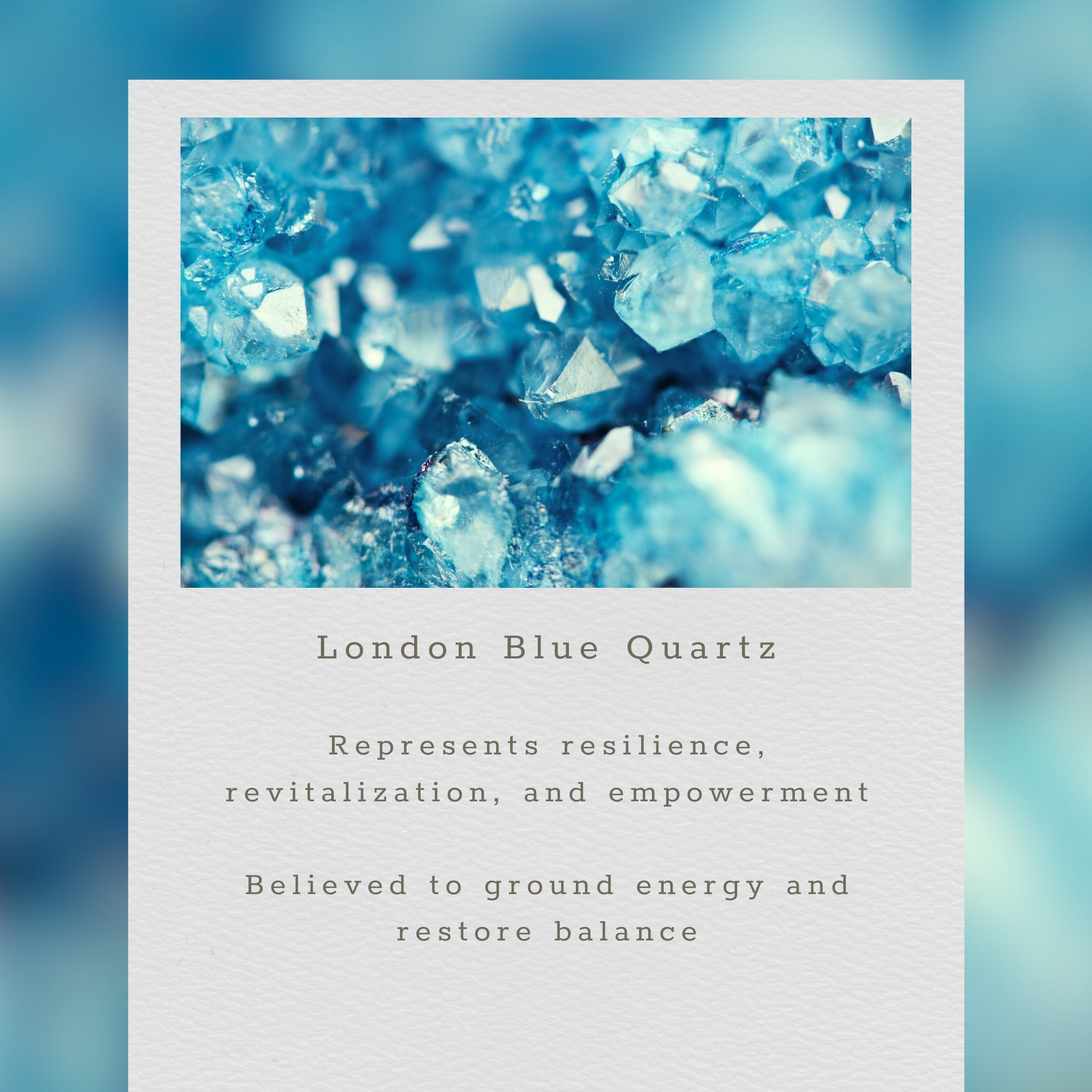 London Blue Quartz Silver Isla Bracelet