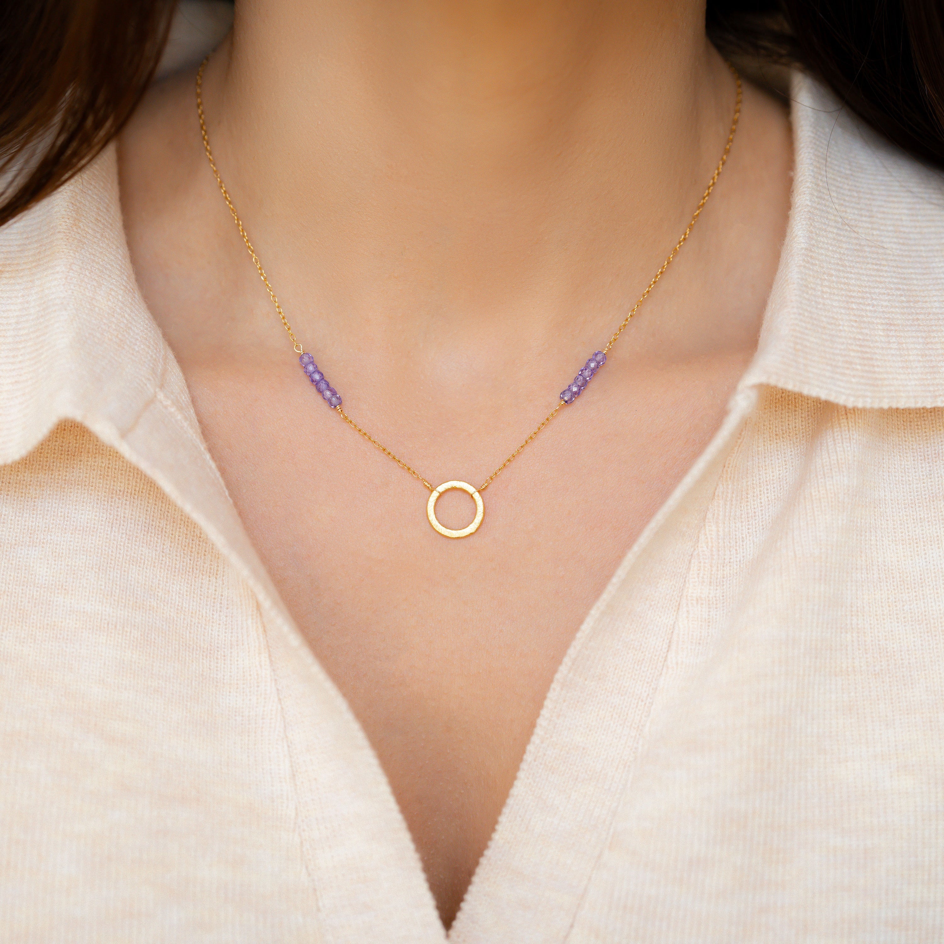 Amethyst Solara Necklace