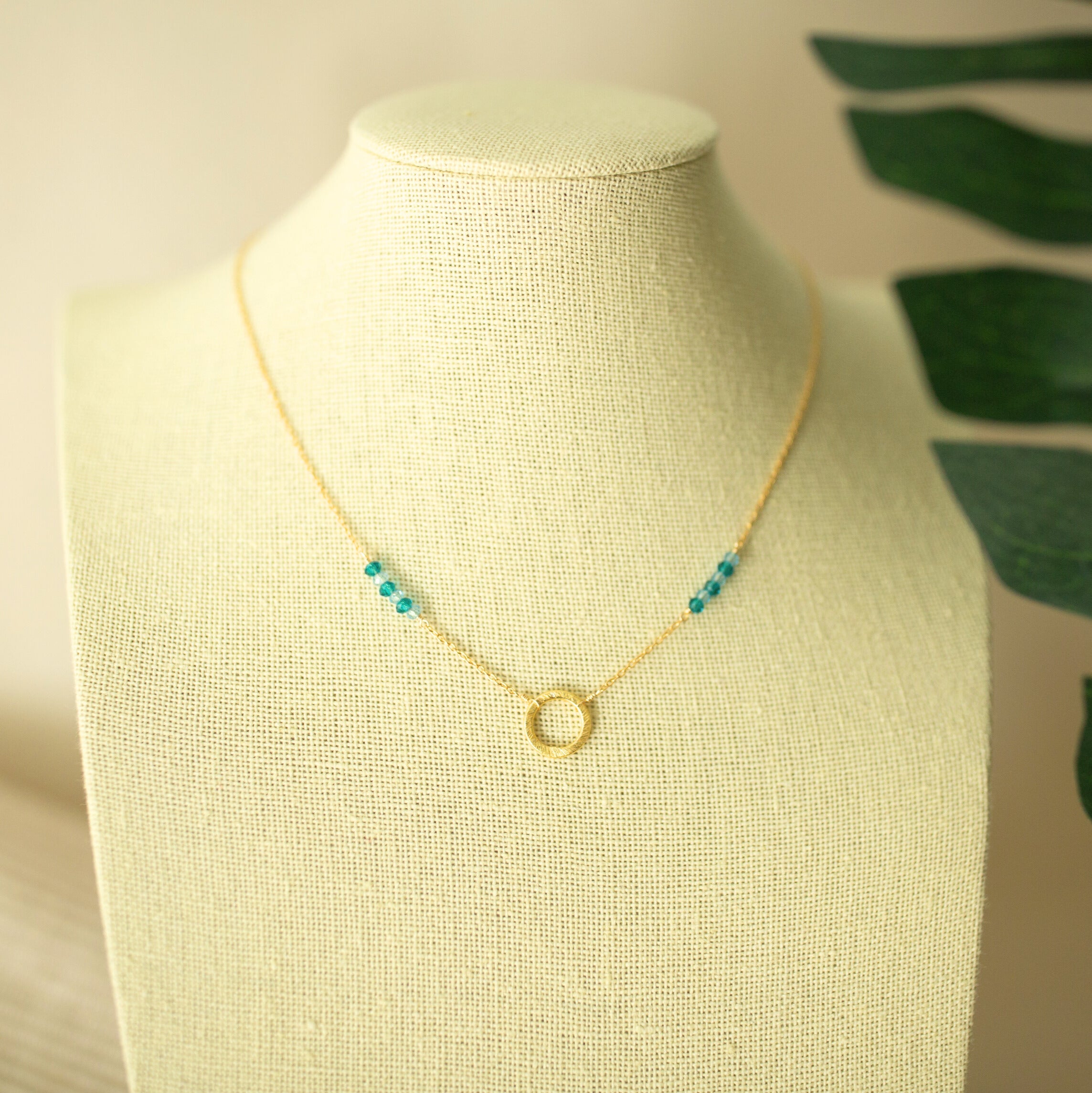 Aquamarine Solara Necklace