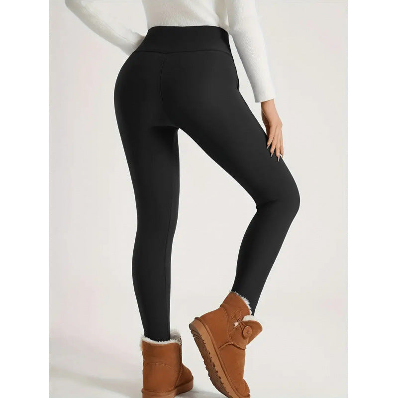Women’s High-Waist Fleece-Lined Warm Leggings