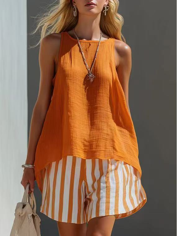 Women's V-Neck Long-Sleeve Loose-Fit Button-Up Shirt