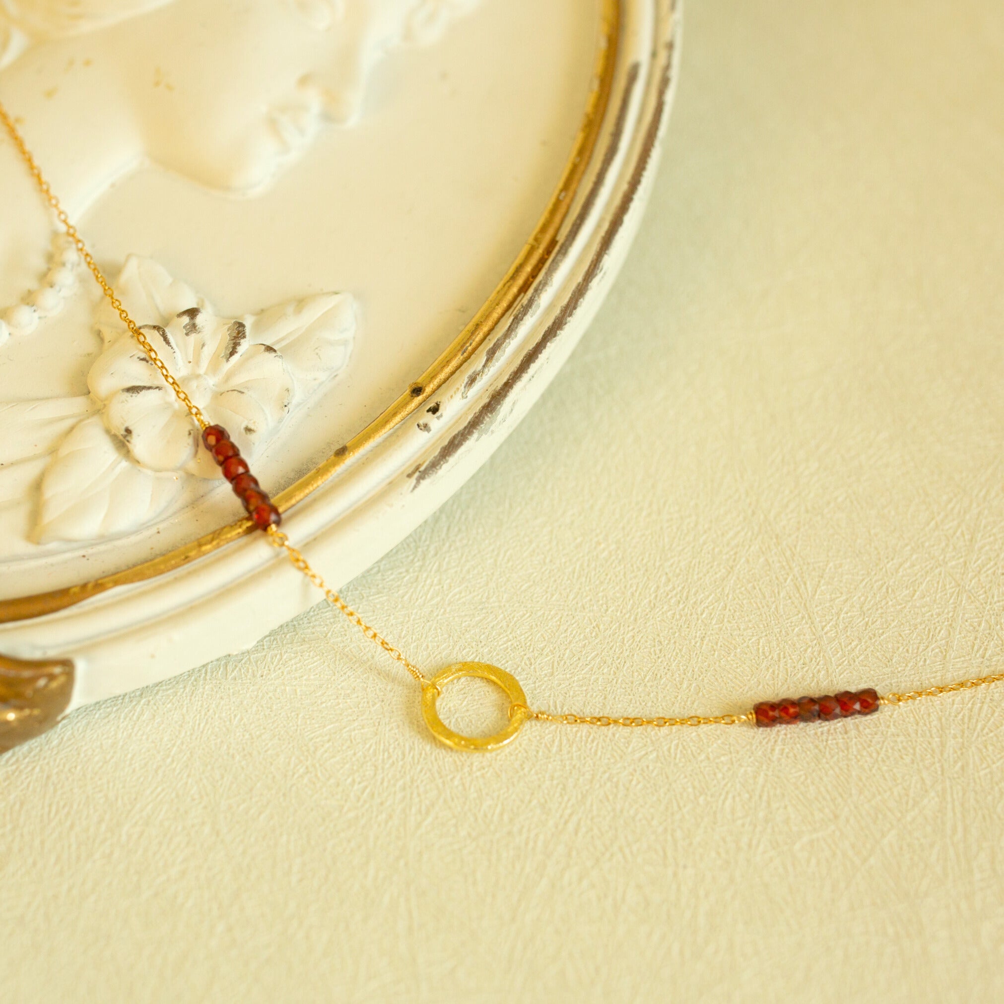 Garnet Solara Necklace